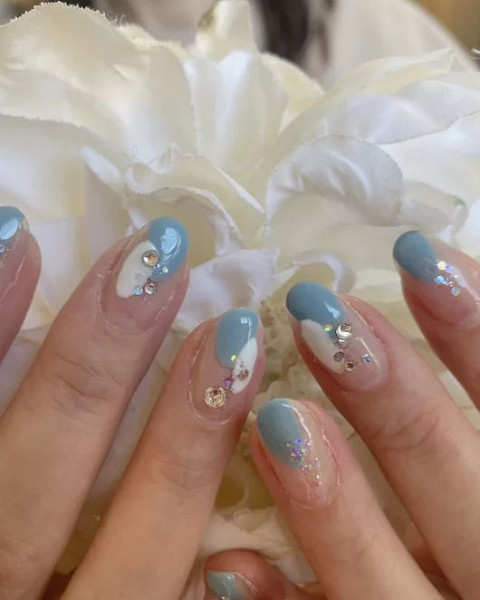 【ハンドジェルネイル】ジャパニーズアート×ニュアンスデザインコース 150分